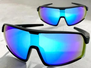 Kids Boys Girls Sports Baseball Cycling Retro Wrap Shield SUN GLASSES Ages 6-13 - Picture 1 of 6