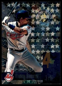 1995 Topps Baseball #8 Manny Ramirez Opening Day - Bild 1 von 2