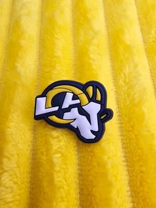 Los Angeles Rams 2 NFL Team Croc Shoe Charm – Fan Gift, -Inspired Accessory - Picture 1 of 1