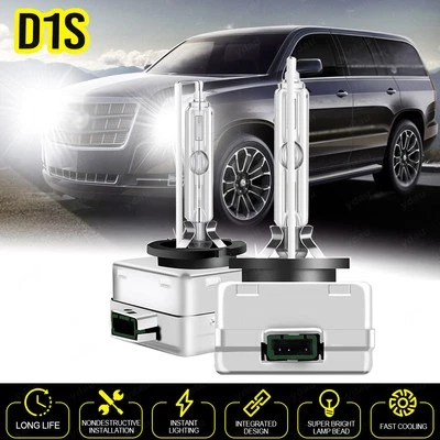 Juego de 2 bombillas de haz alto y bajo 6000K para Buick Enclave 2008-2012 2X D1S Foto 1 de 4