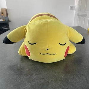 Pokemon 18” Sleeping Pikachu Soft Jumbo Large Plush Stuffed - Picture 1 of 10