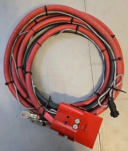 14ft 2 Awg Double Pole High Current Plug with Forklift Plug Quick Charging Con. - Picture 1 of 4