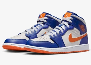 Talla 12 - Jordan 1 Mid “Knicks” (Wheaties) AIR Nike Naranja Azul - Imagen 1 de 11