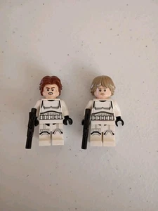 Lego Luke & Han in Stormtrooper Disguise Minifigures from 75419 UCS Death Star - Picture 1 of 4