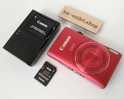 Canon PowerShot ELPH 130 IS IXUS 140 IXY 110F Red 16MP Digital Camera Tested - Image 1 of 4