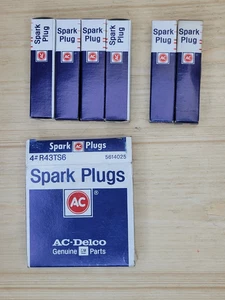 6 Genuine AC Delco R43TS6 Set Of 6 Spark Plugs Professional (5614046) NOS USA - Picture 1 of 5