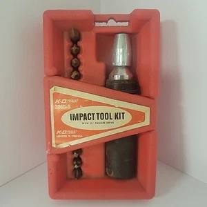 Vintage K-D 2060-S Impact Tool Kit with 7 Bits Tools - Picture 1 of 6