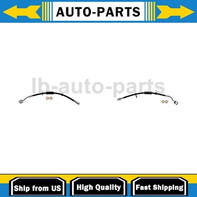 Front Brake Hose Dorman 2PCS For 2014-2018 Jeep Grand Cherokee 3.0L - Image 1 of 4