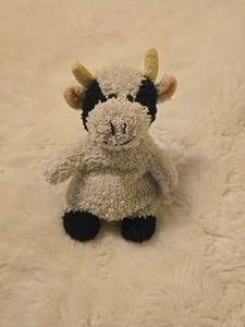 Russ Home Buddies Milky The Cow 4157 Black Grey Terry Cloth Plush Small 5" - Picture 1 of 5