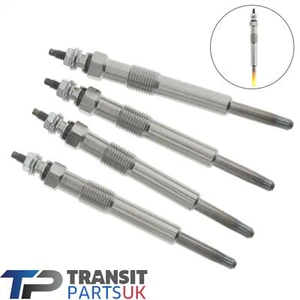 4X GLOW PLUGS FORD FOCUS TRANSIT CONNECT MONDEO GALAXY SMAX CMAX 1.8 DI TDCI - Picture 1 of 2