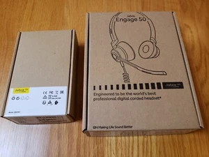Brandneu Jabra Engage 50 Stereo Kabelgebunden Headset USB-C - mit Jabra Engage Link - Bild 1 von 8