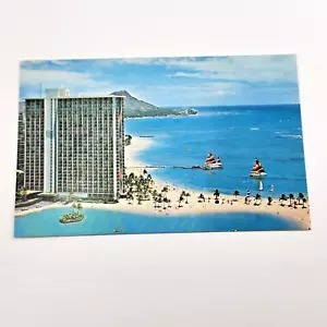 Hilton Hawaiian Village ~ Hawaii Honolulu ~ Luftaufnahme ~ Postkarte - Bild 1 von 2