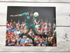 Foto Firmada Gio Dos Santos Equipo México 8x10 Autografiada PRUEBA Galaxia h - Imagen 1 de 1