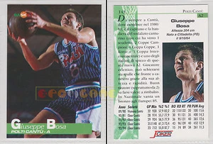 JOKER BASKET Serie A2 1994-95 - Giuseppe Bosa # 143 - Mint - Foto 1 di 1