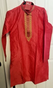 Nalli's Silks Herren Kurta Set Größe 36 neu mit Etikett - Bild 1 von 11