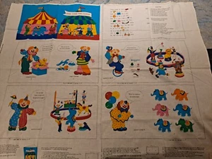 Vintage VIP Fabric Sewing Project - Storybook "Here Come The Clowns" - Bild 1 von 12