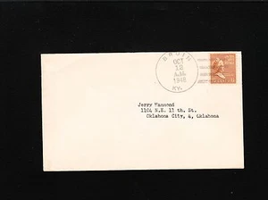Topical Animal Theme Bruin Kentucky 1.5c Prexy Prexie Cover 4x - Picture 1 of 1