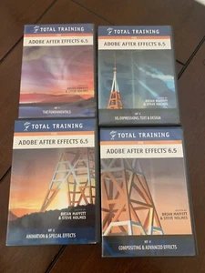 4 DVD Total Training pour Adobe After Effects 6.5 Animation Effets Spéciaux - Photo 1/5