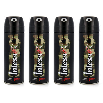 Intesa Unisex Z4 SUPERSEX Deo Parfum Deodorant 4x 125ml • 13.99€