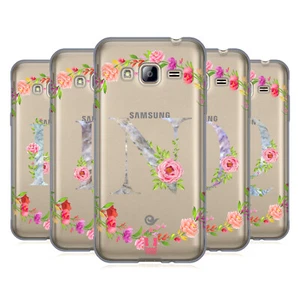 HEAD CASE DESIGNS DECORATIVE INITIALS 2 SOFT GEL CASE FOR SAMSUNG PHONES 3 - Picture 1 of 19