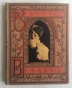 Ballads of Bravery edited by Baker 1877 Boston Lee & Shepard 40 Illustrations - Picture 1 of 12