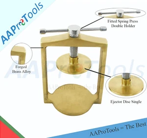 Dental Laboratory Double Brass Flask Press Compress for Denture Partial Work New - Picture 1 of 3