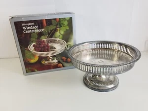 NEW IN BOX Old Hampshire Silversmiths Silverplated Windsor Centerpiece - Picture 1 of 4