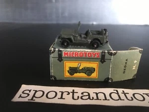 DEOMA MICROTOYS HO  1:87 JEEP MILITARE U.S. ARMY Mod. 9 METALLO ITALY 1960 - Foto 1 di 5