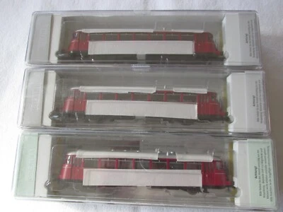 Brekina H0 MAN Schienenbus Set UT 26, rot, 3 teilig, unbespielt, OVP - Bild 1 von 4