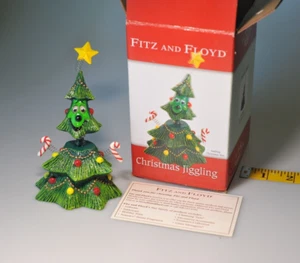 Fitz Floyd JIGGLE CHRISTBAUM Ornament Wiggle Zuckerstange lächelnd SR13 - Bild 1 von 9
