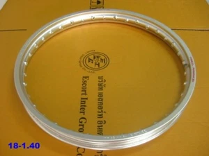 Fit HONDA YAMAHA SUZUKI SIZE 18x1.40 ALUMINIUM WHEEL RIM  36 SPOKE HOLES  [mi] - Bild 1 von 6
