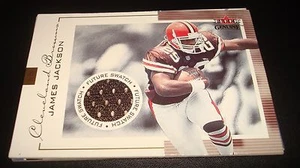 James Jackson Browns Miami 2001 Fleer Genuine Future Swatch Jersey 0077/1000 JG - Picture 1 of 2