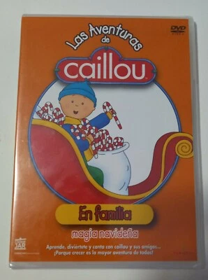 LAS AVENTURAS DE CAILLOU EN FAMILIA - DVD SLIM - MAGIA NAVIDEÑA - 45 MINUTOS  - Imagen 1 de 2
