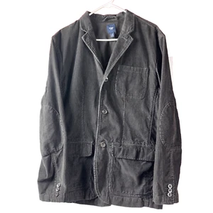Gap Corduroy Blazer Mens Large Brown Y2K Retro Sport Coat Preppy Classic Jacket - Picture 1 of 8