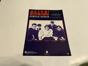 ALIVE AND KICKING Noten SIMPLE MINDS 1985 - Bild 1 von 1