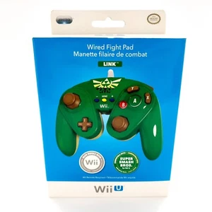 PDP Nintendo Wii U Zelda Link Wired Flight Pad Controller 085-006 New Sealed - Picture 1 of 5