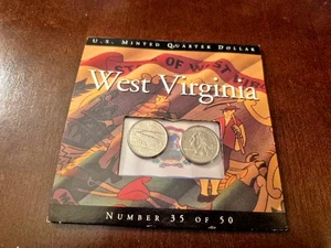 Quarters Coins of America U.S. Minted Quarter Dollar #35 West Virginia - Picture 1 of 2