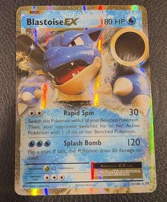 Blastoise EX 21/108 XY Evolutions Holo Pokemon Ultra Raro LP Foto 1 de 2