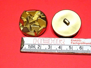 10 Stück Designerknöpfe,Jacke, Mantel ,Ösenknopf , Goldfarbig - Bild 1 von 3