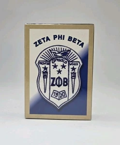 Zeta Phi Beta Sorority Playing Cards - New Sealed Set - Picture 1 of 3