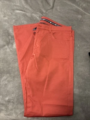 Pantalones Caqui Rojo Mineral Talla 36 Foto 1 de 3