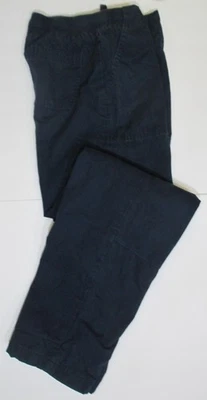 LANDS END Uniforme Escolar Azul Marino Frente Liso Chino Pantalones Cortos Niños XL 18-20 *GC* Foto 1 de 4