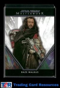 2024 Topps Star Wars Masterwork #22 Baze Malbus - Picture 1 of 2