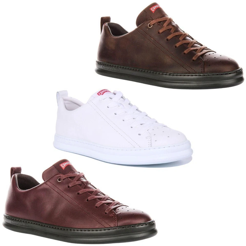 Camper Runner Ortholite Eva Semelle Cuir Hommes Décontracté Shoes IN Brun UK 6 - - Photo 1/1