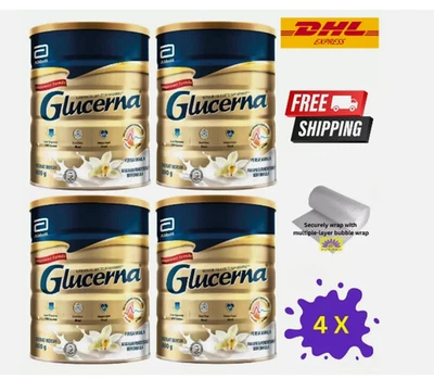 4 Latas X Glucerna Triple Cuidado Sabor Chocolate Leche 800g (Nueva Fórmula Mejorada) Foto 1 de 4