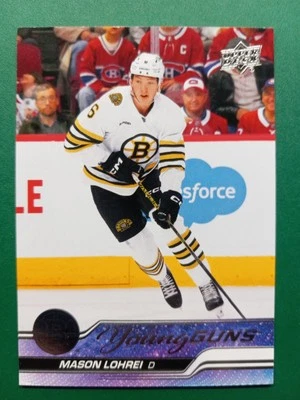 2023-24 Upper Deck Series 2 Young Guns #497 Mason Lohrei Rookie Card - Image 1 of 3