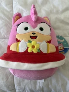Sonic The Hedgehog Amy Squishmallow Jazwares New With Tag - Picture 1 of 3