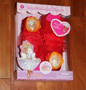 Fancy Nancy Exquisite Ballet Slippers Pretend Play Costume Dress Up NEW Free S&H - Picture 1 of 5