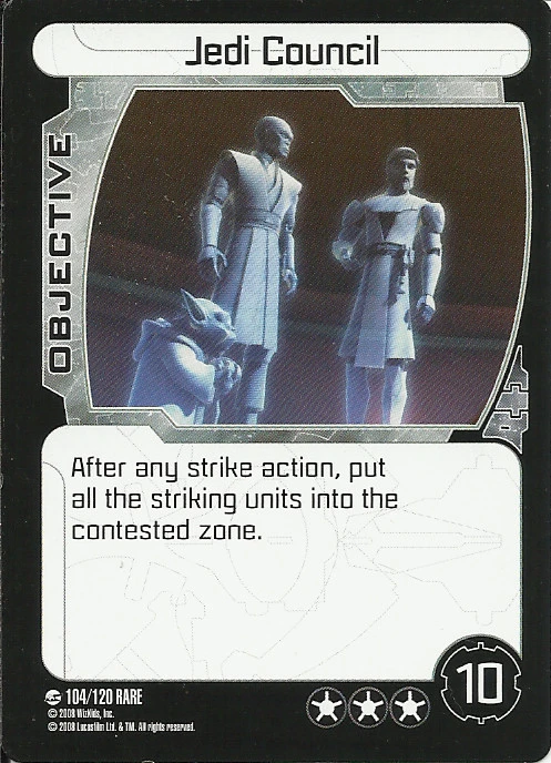 STAR WARS POCKETMODEL - (CW104) JEDI COUNCIL - Image 1 of 1