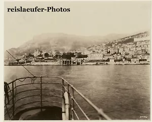 Vista al mar de Montecarlo, foto original, aprox. 1910 - Imagen 1 de 1